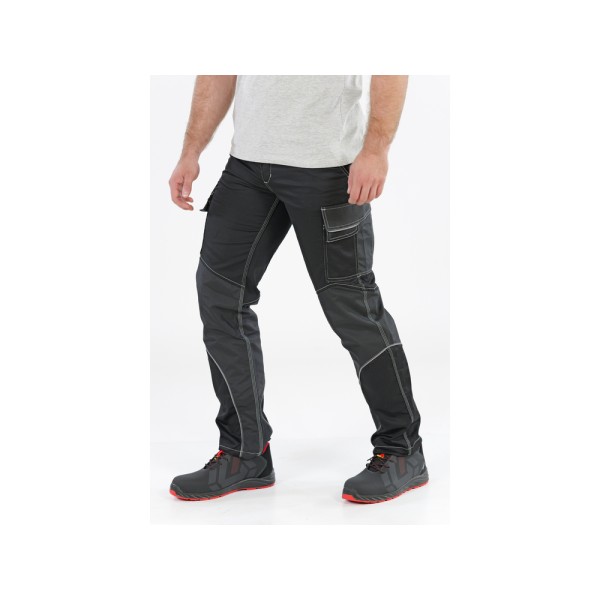 SPODNIE ROBOCZE STRETCH ONYX ROZM. 2XL YT-79444