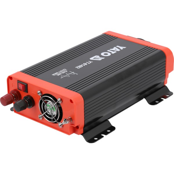 PRZETWORNICA NAPIĘCIA 12/230V 600W CZYSTY SINUS YT-81482