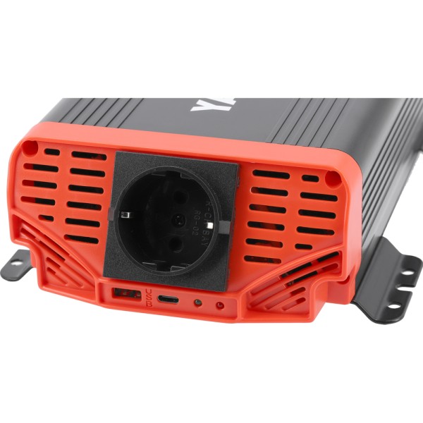 PRZETWORNICA NAPIĘCIA 12/230V 600W CZYSTY SINUS YT-81482