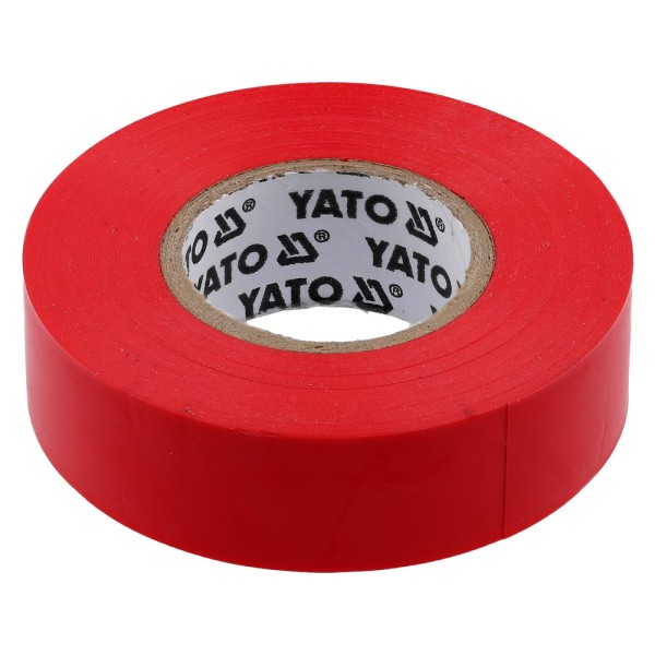 TAŚMA ELEKTROIZOLACYJNA 19MMX20MX0,13MM, CZERWONA YT-8166