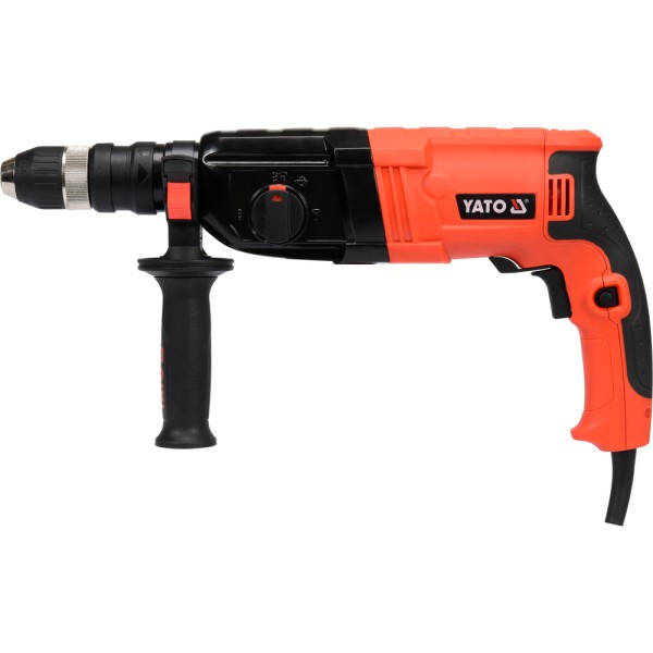 MŁOTOWIERTARKA 850W Z WYMIENNĄ GŁOWICĄ I METALOWĄ OBUDOWĄ YT-82122