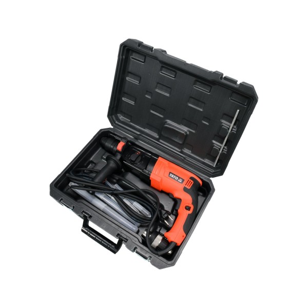 MŁOTOWIERTARKA 850W Z WYMIENNĄ GŁOWICĄ I METALOWĄ OBUDOWĄ YT-82122