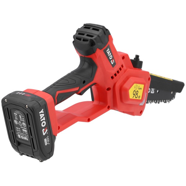 MINIPILARKA ŁAŃCUCHOWA 20V, PROWADNICA 7'' - AKUMULATOR 2 AH YT-828133