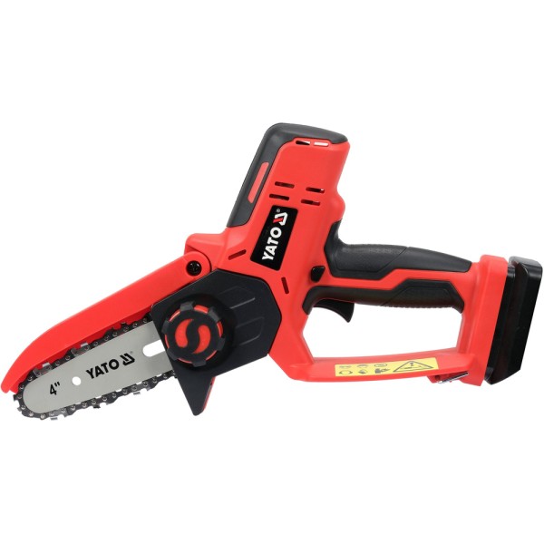 MINIPILARKA ŁAŃCUCHOWA 18V, PROWADNICA 4'' - BEZ AKUMULATORA YT-828136