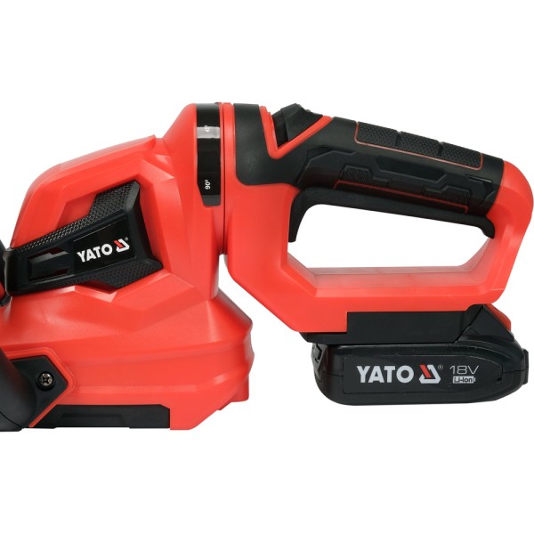 NOŻYCE DO ŻYWOPŁOTU 18V, 45 CM, OBROTOWY - AKUMULATOR 2 AH YT-828331