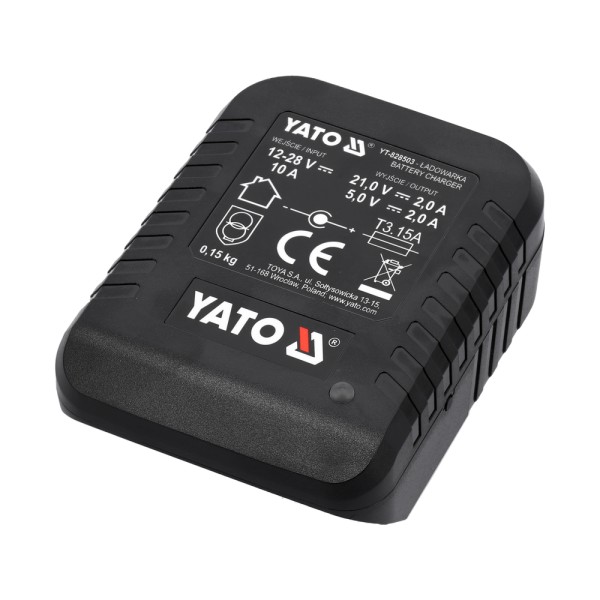 ŁADOWARKA SAMOCHODOWA SYSTEM YATO 18V 2A YT-828503