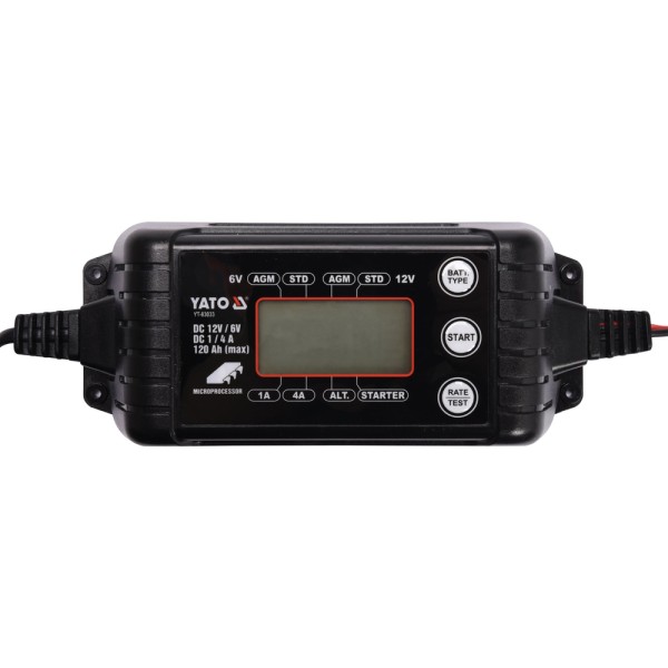 PROSTOWNIK ELEKTRONICZNY Z WYŚWIETLACZEM 6-12V 1/4A YT-83033