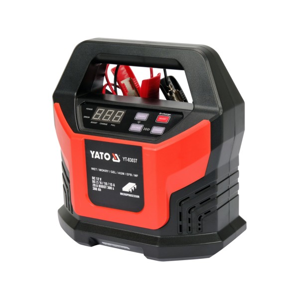 PROSTOWNIK ELEKTRONICZNY 12V/2A, 6A, 10A, 15A BOOST 300S 20A YT-83037
